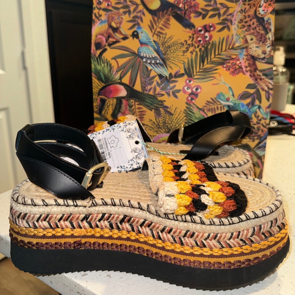 FARM RIO CROCHET ESPADRILLE